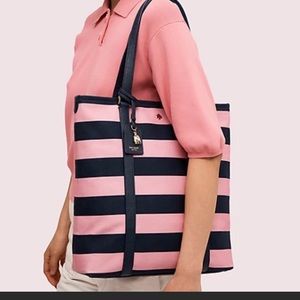Kate Spade On Purpose north south canvas tote